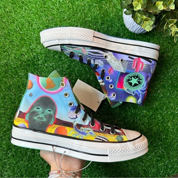 Converse Shoes - Converse Chuck Taylor All Star Chuck 70 Hi Prism Green / Royale Pulse